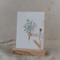 Preview: Postkarte Aquarell Blumenmädchen